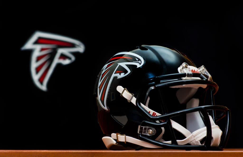atlanta falcons logo and helmet