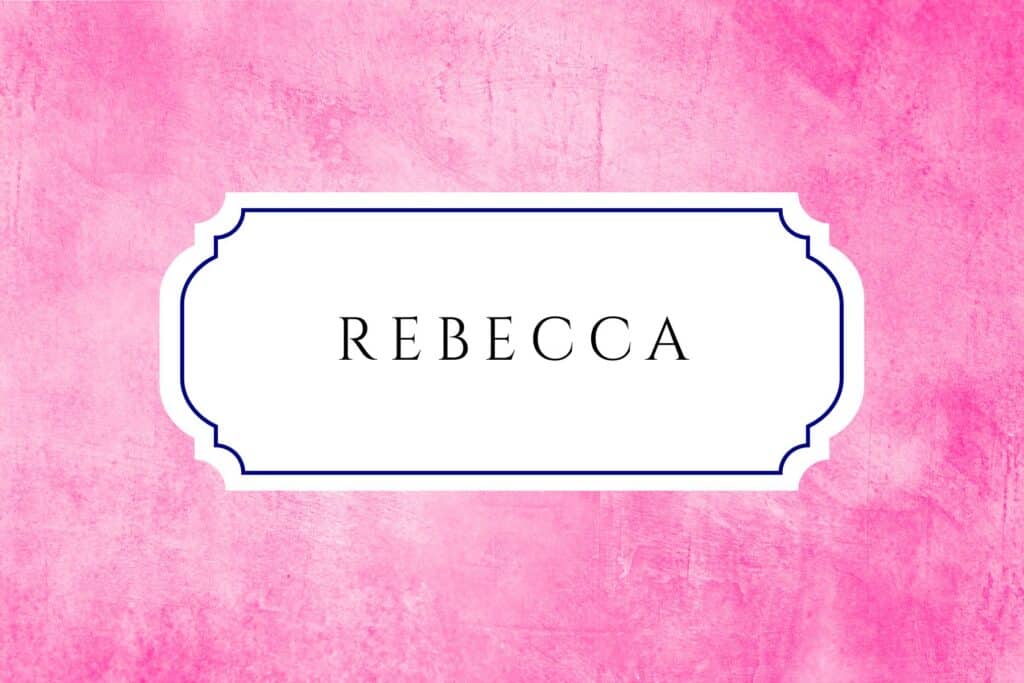 50+ R Girl Names to Consider for Your Daughter | Rebecca is the most popular R girl name in the U.S. over the last 100 years. Baby Names girl names that start with r rebecca