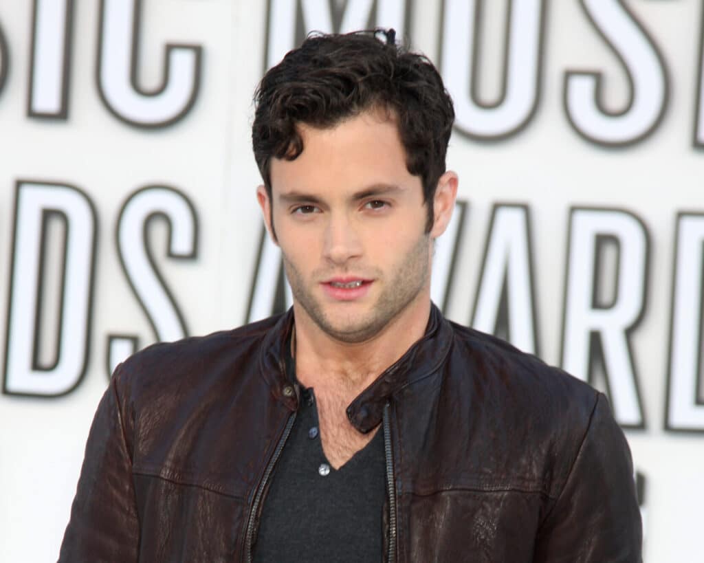Penn Badgley says ‘world needs more good men’ after revealing twins’ gender 1 penn badgley at mtv video music awards