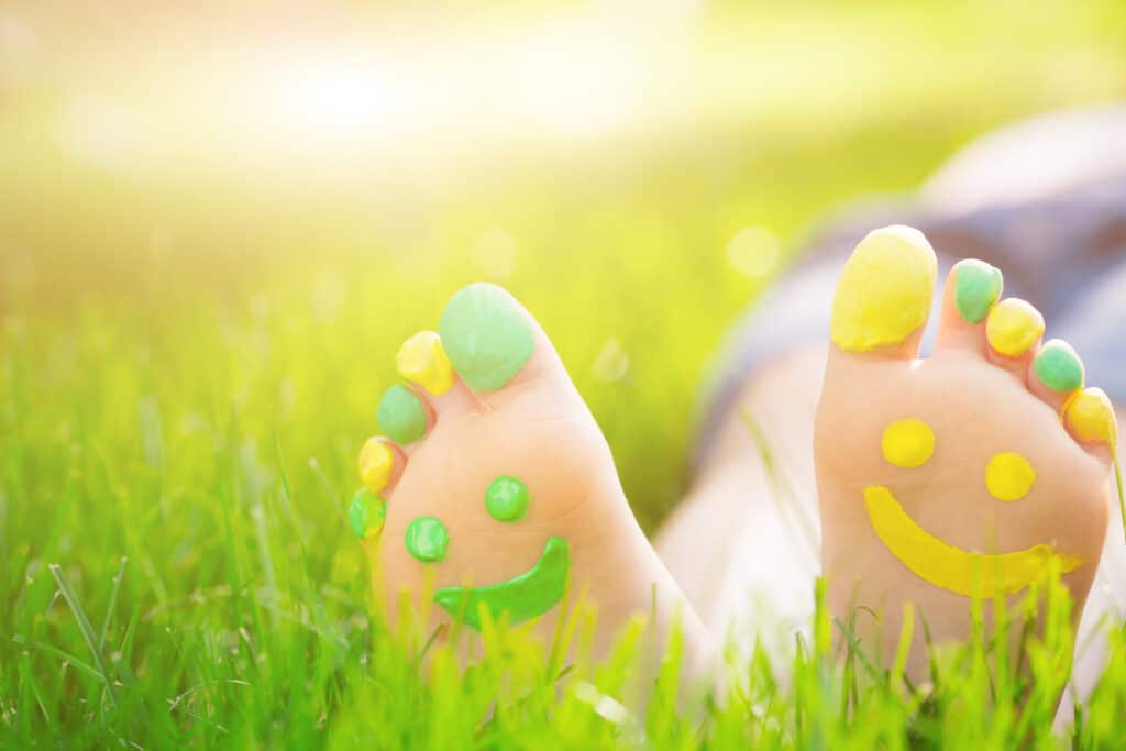 50+ Easter Baby Names for Your Boy or Girl | Outside of February, April is consistently one of the least popular months to have a child, per the CDC. Babies toddler feet painted with smiley face