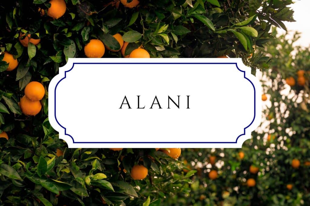 tree names alani