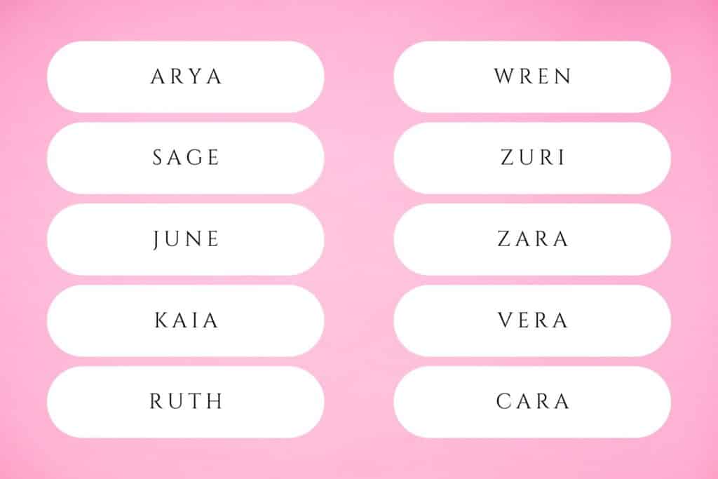 4 letter girl names