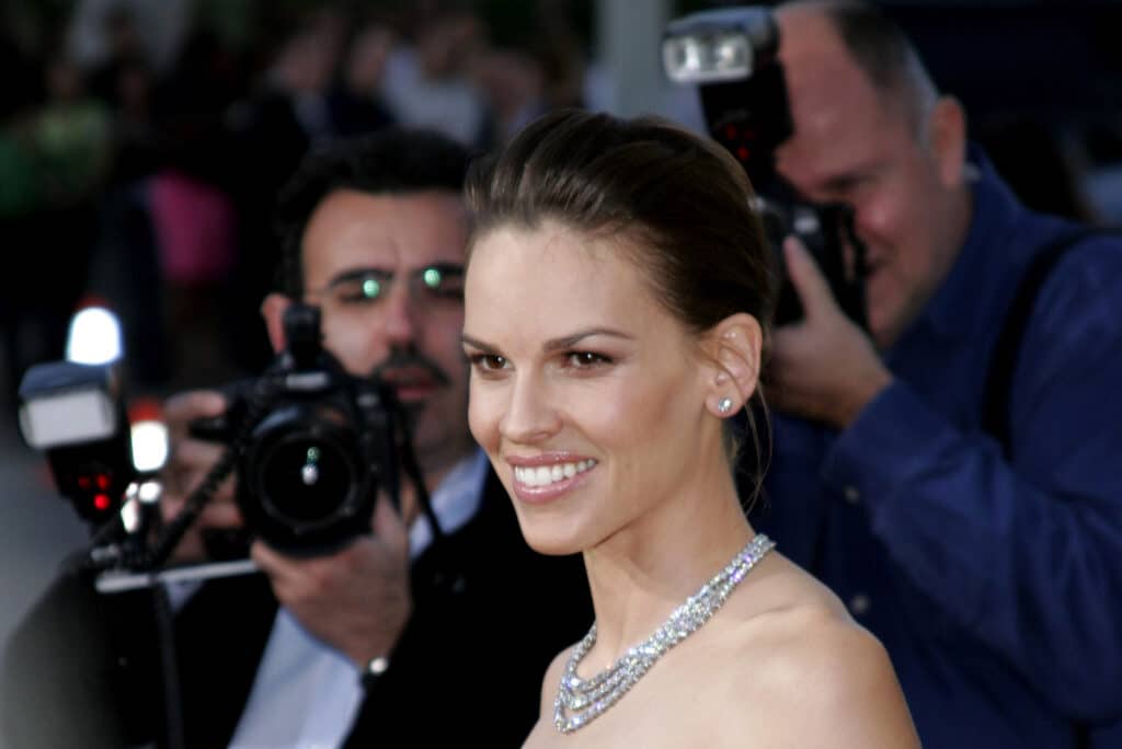 Why Hilary Swank doesn’t like the phrase ‘terrible twos’ when referring to a 2-year-old | "I feel like they're just in this place where they're recognizing so many new things.” Parenting hilary swank at premiere of the reaping