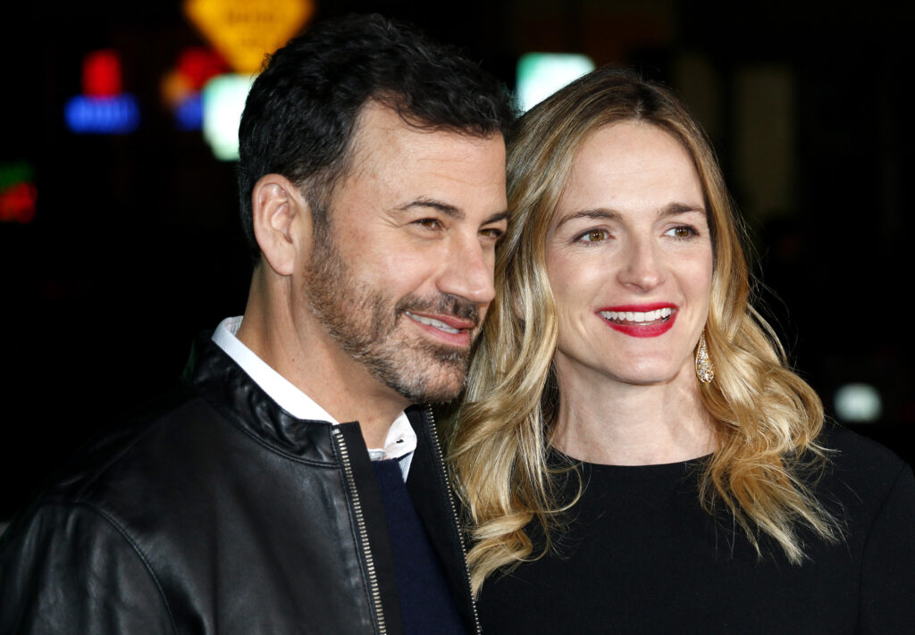Jimmy Kimmel jokes about his new granddaughter’s name after becoming a grandfather | “We are back to work after an extra day off.” Celebrity jimmy kimmel with wife molly mcnearney