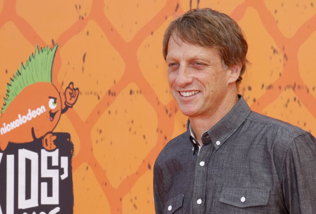 Tony Hawk shares his most valuable parenting advice now that he’s a grandfather | “It's hard to to be that present when you're looking at a bigger picture of trying to teach them well.” Parenting tony hawk at kids choice sports awards