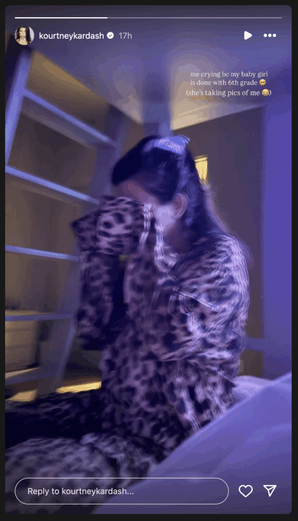 Kourtney Kardashian’s daughter leaves her in tears: ‘She’s taking pics of me’ | "Why do kids go to school?" Celebrity Kourtney Kardashian’s daughter leaves her in tears: ‘She’s taking pics of me’ | "Why do kids go to school?"