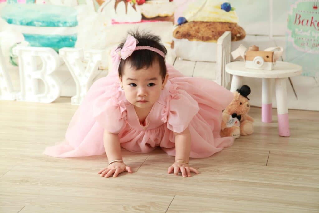 60+ Adorable Baby Girl Names Starting With A | The letter “a” has been the most popular first initial for baby girls every year since 1979. Babies baby girl wearing pink outfit