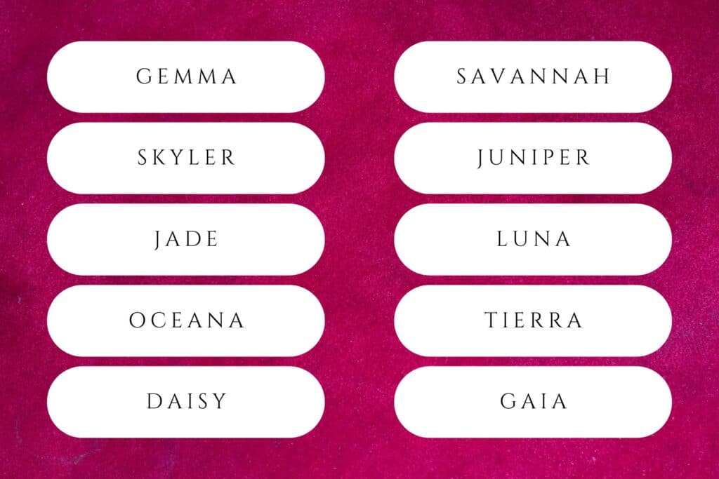 65+ Trendy Nature Girl Names That Celebrate Earth’s Beauty | Olivia has been the No. 1 most popular girl’s name in the United States every year since 2019. Babies nature names for girls