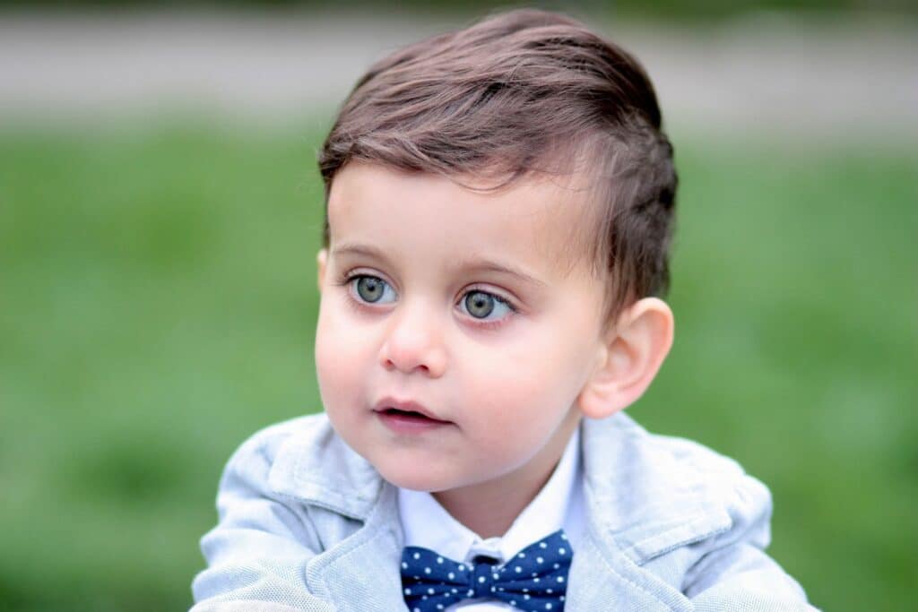 60+ Authentic Baby Boy Names Starting With A | The letter “a” has been the second-most popular first initial for baby boys every year since 1993. Babies young boy wearing bowtie dressed up