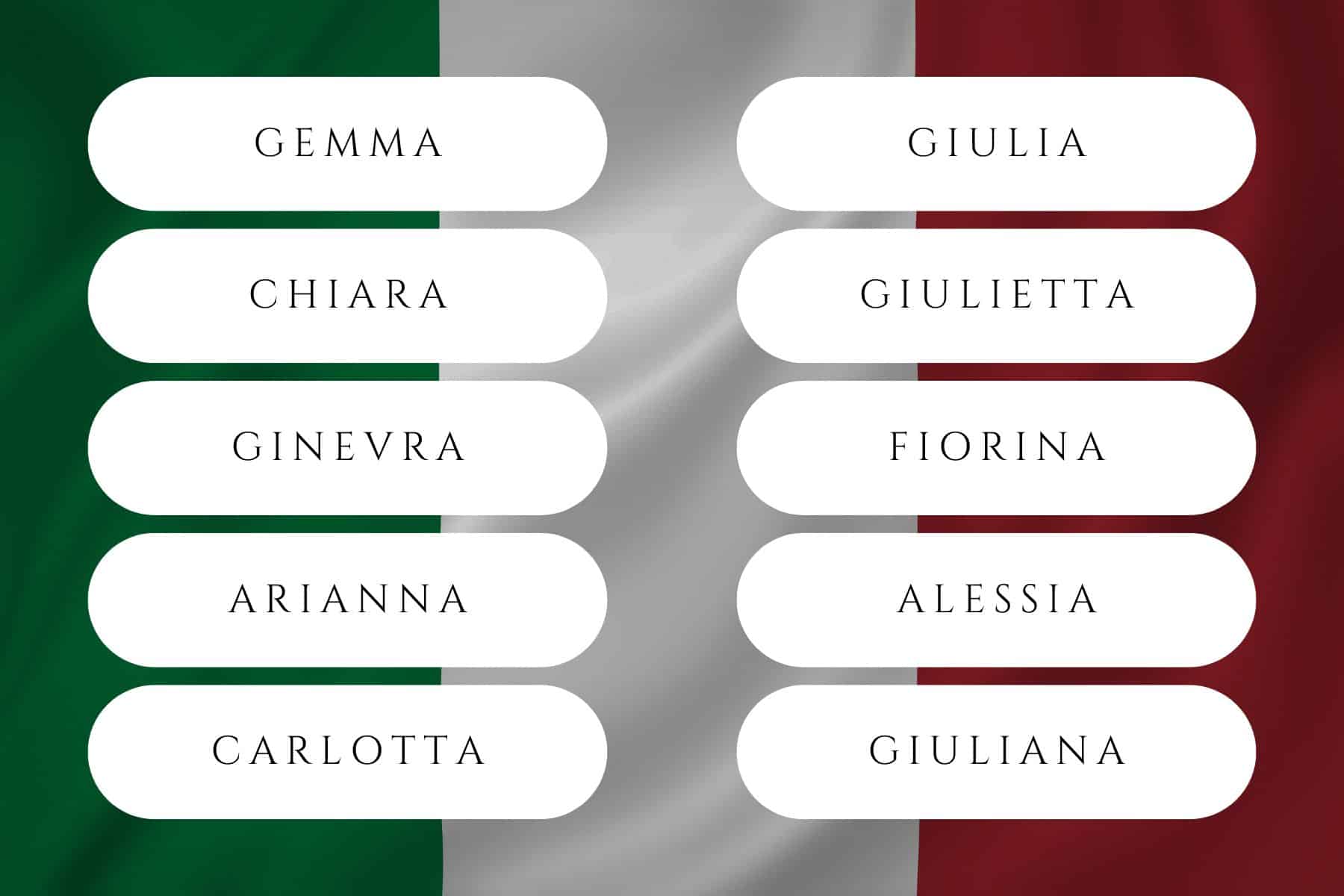 60+ Beautiful Italian Girl Names And Meanings