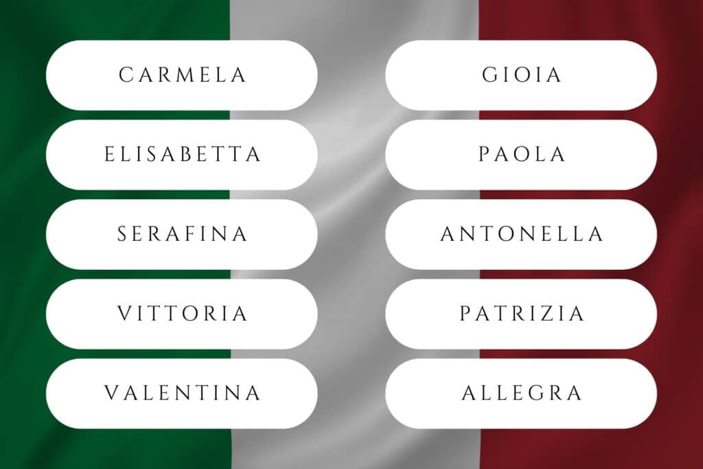 italian girl names
