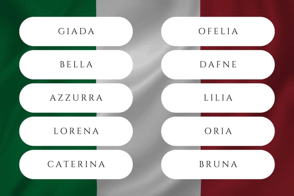 italian girl names