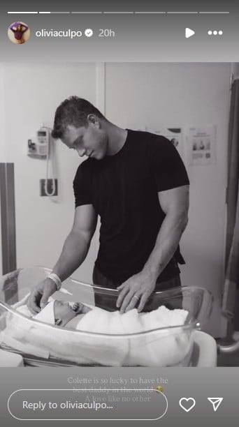 Olivia Culpo welcomes first baby with Christian McCaffrey. ‘Look at the grip’ | "The scariest and most rewarding of all experiences.” Pregnancy News christian mccaffrey baby girl