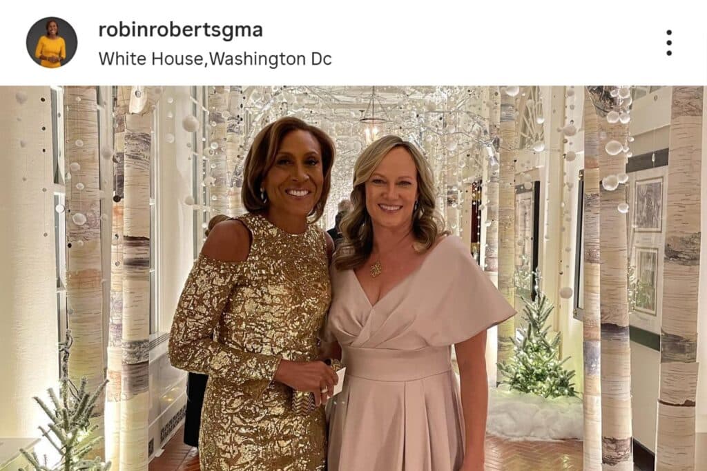 robin roberts with wife amber laign