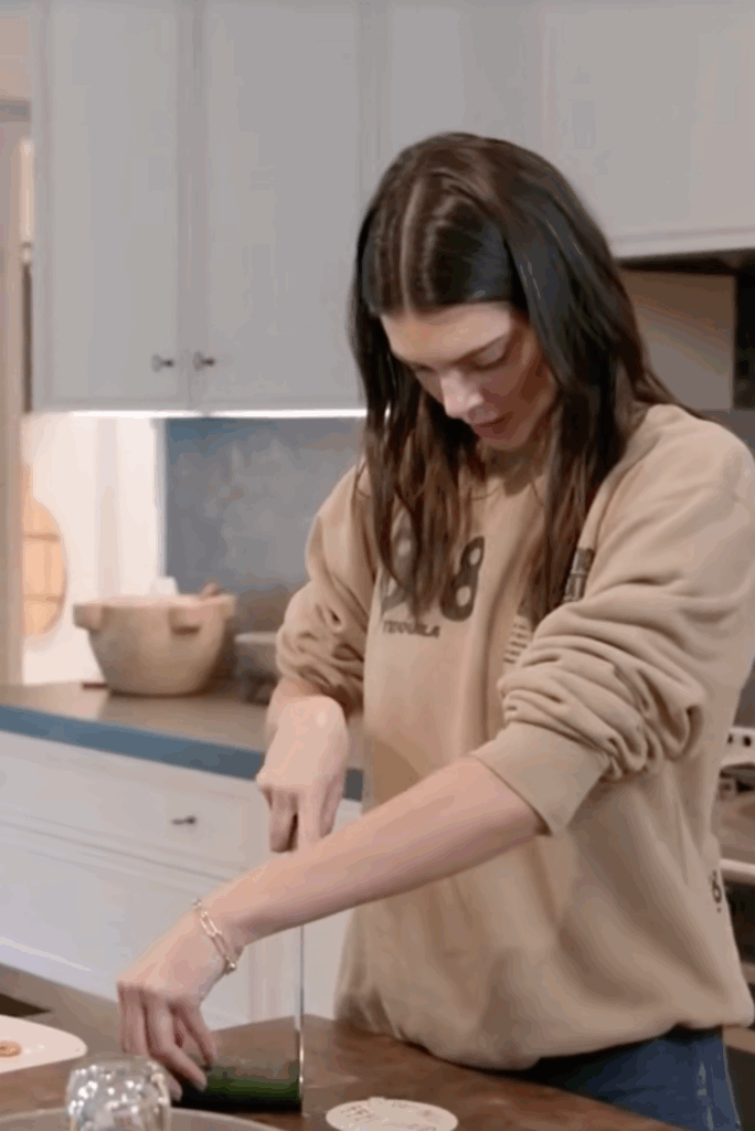 Kylie Jenner makes fun of sister Kendall Jenner while sharing photo of son, 3, cutting a cucumber | It must "run in the family."