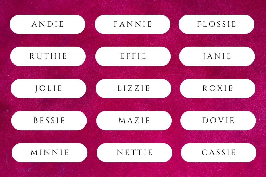 baby girl names ending in ie