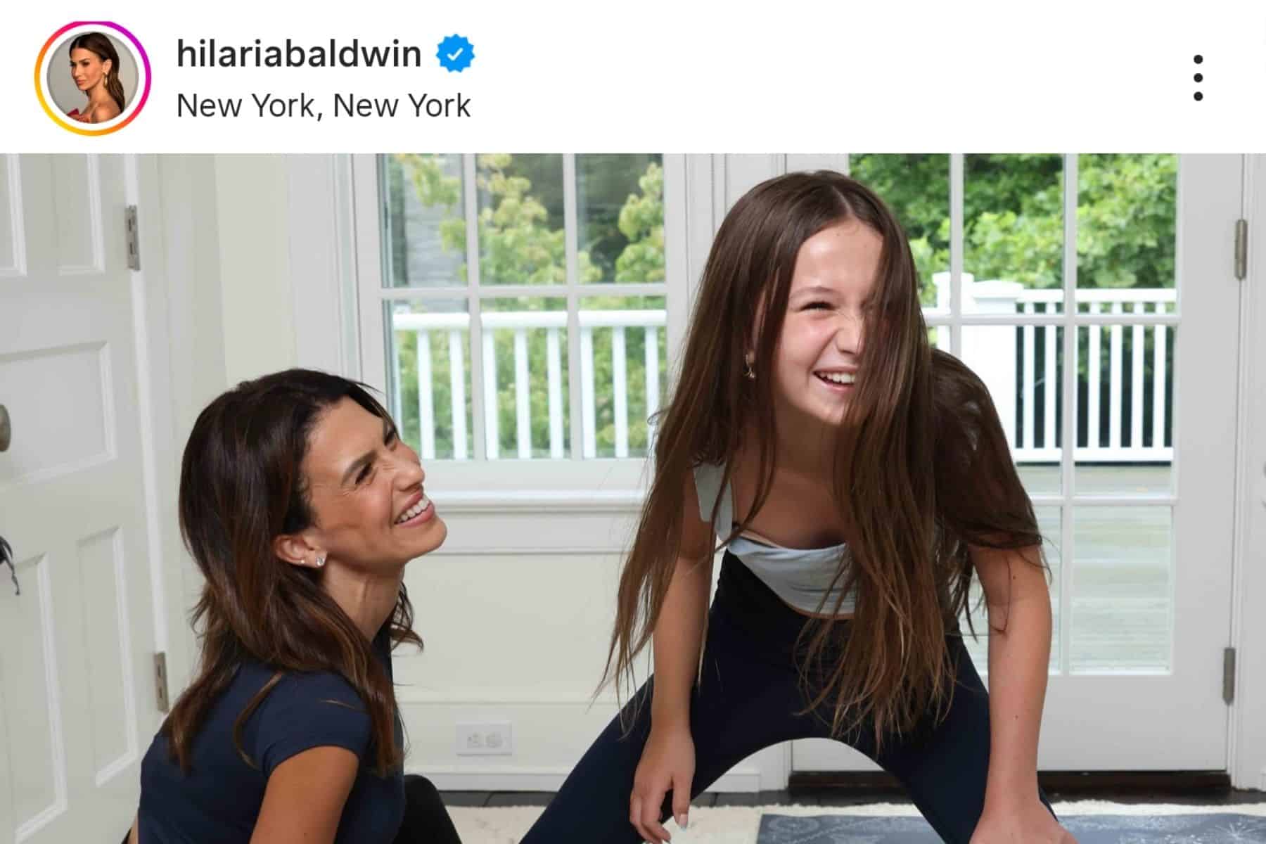 Hilaria Baldwin, 11yearold Daughter Announce New Podcast