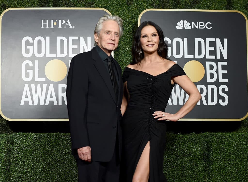 1341340685 Catherine Zeta-Jones says she and husband Michael Douglas are ‘thriving’ as empty nesters