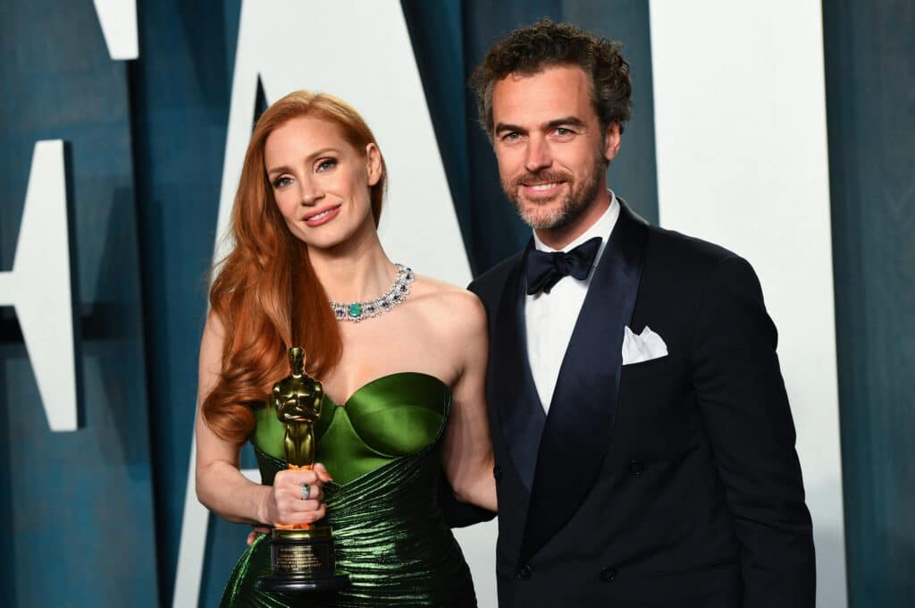 Jessica Chastain’s parenting advice for Derek Hough proves she knows a thing or two about babies | “I’ve bought it for all of my friends that have kids.” Parenting 1239563173 Jessica Chastains parenting advice for Derek Hough proves she knows a thing or two about babies