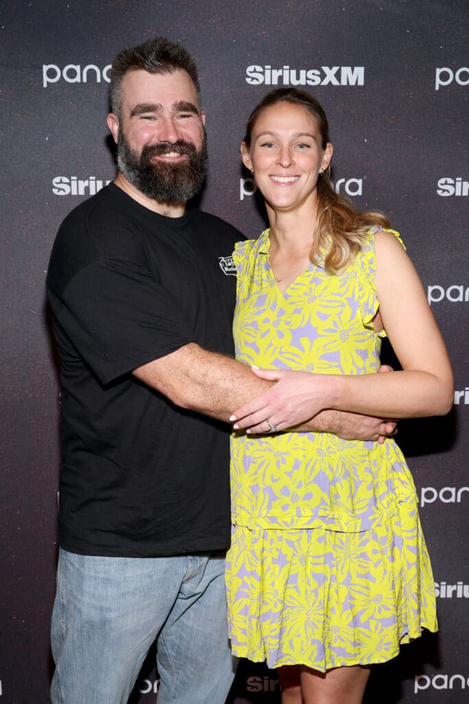 2198086510 Kylie Kelce hilariously shares the moment her 3-year-old daughter said her first grown up word