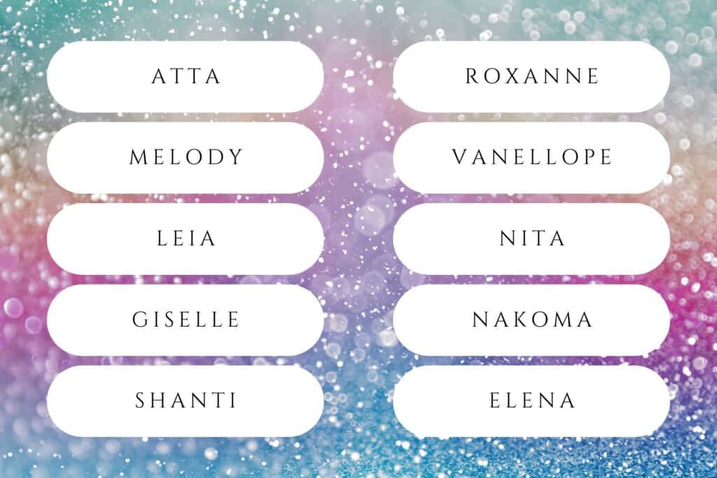 disney princess names for girls