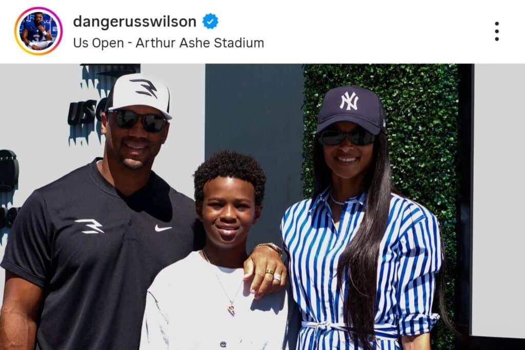 ciara and russell wilson with son future zahir