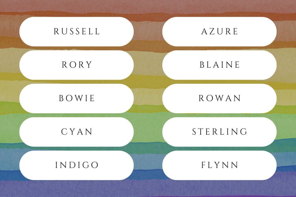 Rainbow baby names that'll fill your newborn son's miracle life with love and color