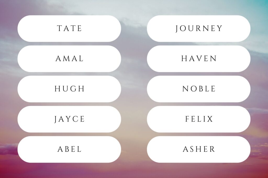 Rainbow baby names that'll fill your newborn son's miracle life with love and color