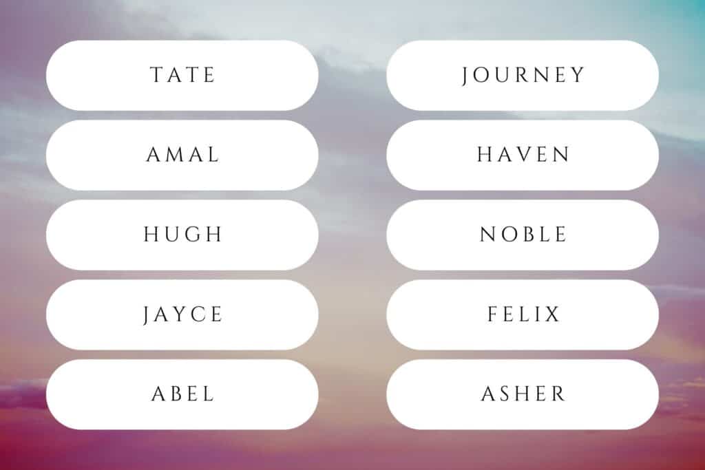 Rainbow baby names that'll fill your newborn son's miracle life with love and color