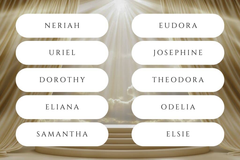 rainbow baby names for girls