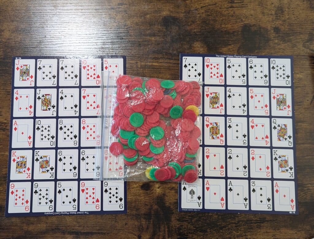 the white elephant inspired pokeno christmas game my family has been playing for 30 years