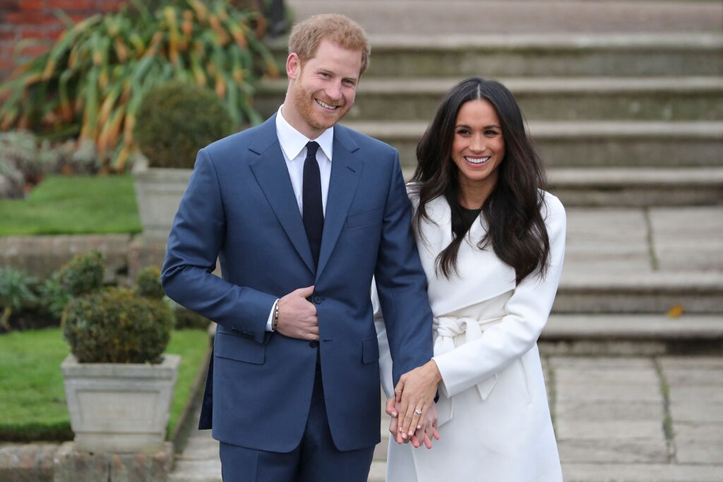 880161472 prince harry and meghan markle engagement