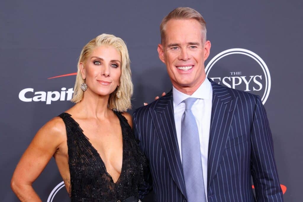 joe buck and wife michelle beisner buck at espy awards