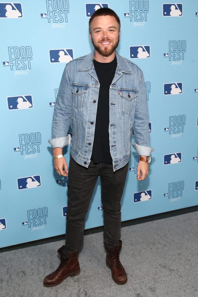 LOS ANGELES, CALIFORNIA - APRIL 25: Brett Davern attends the 2019 MLB FoodFest Special VIP Preview Night at Magic Box on April 25, 2019 in Los Angeles, California. (Photo by Tommaso Boddi/Getty Images)