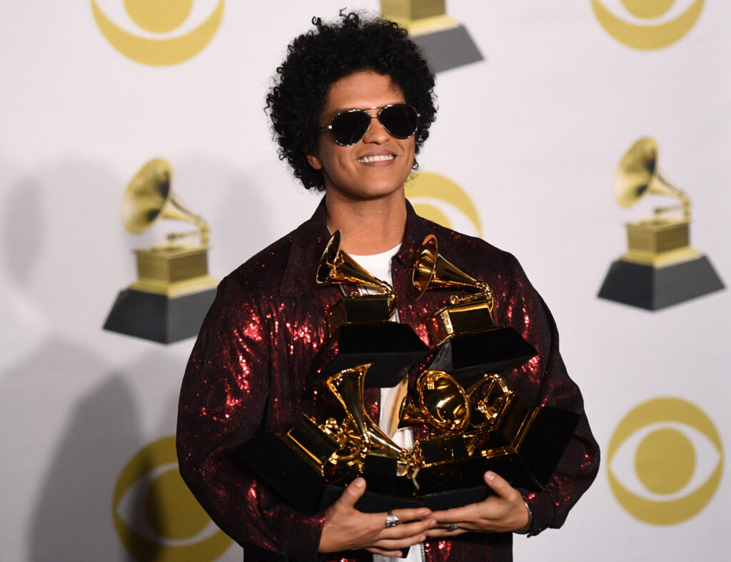 911562936 bruno mars at grammy awards